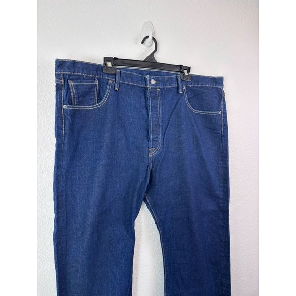 Levi's 501 men's 46W 30L medium wash button fly denim jeans casual *altered - Picture 6 of 10